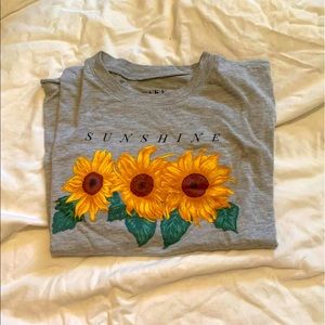 Sunflower croptop
